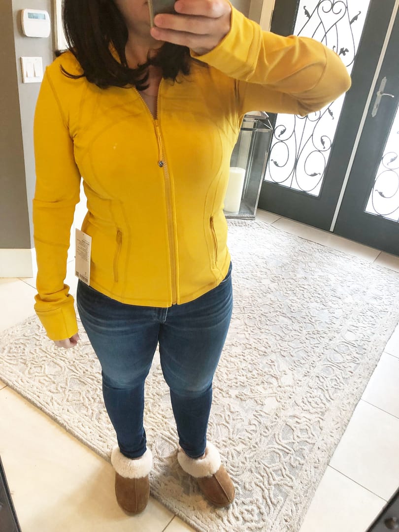 Lululemon Define Jacket Honey Lemon