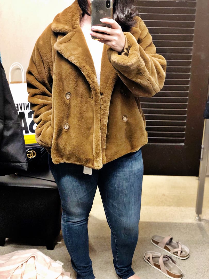Double Breasted Plush Jacket VINCE