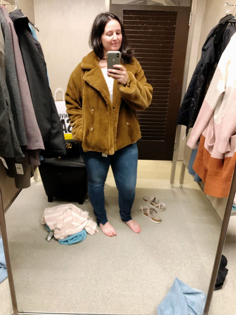 Double Breasted Plush Jacket VINCE