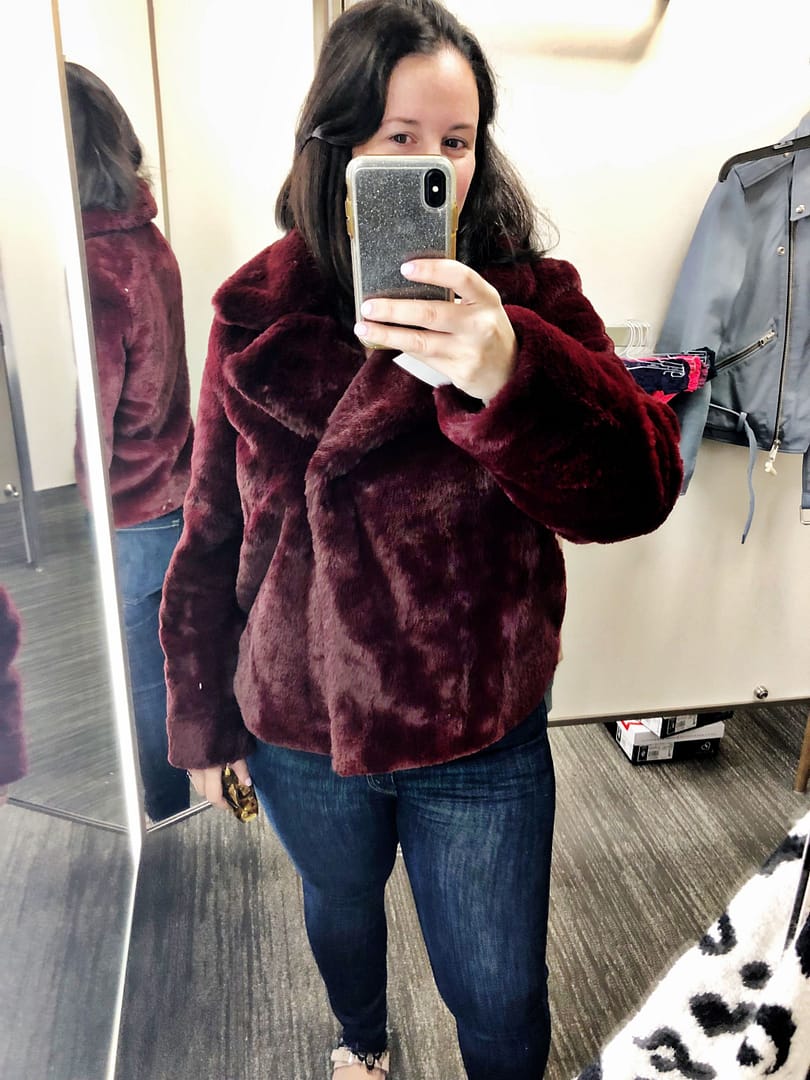 Short Faux Fur Coat FRAME | Anniversary Sale