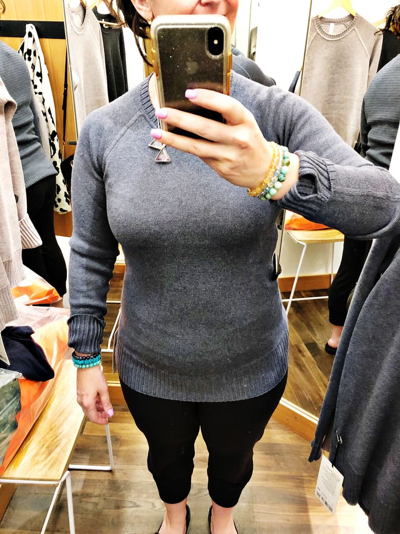 Lululemon Try-Ons and Fit Review Still Lotus Sweater Reversible