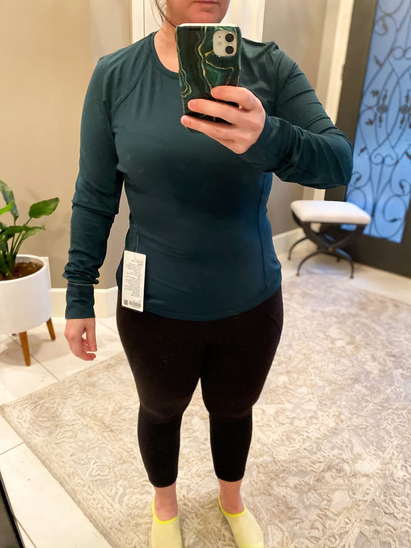 lululemon try-ons, runderful ls brushed-submarine