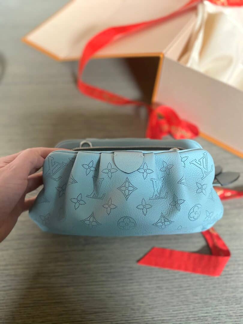 Louis Vuitton Mahina Scala Mini Pouch Vert Lagoon