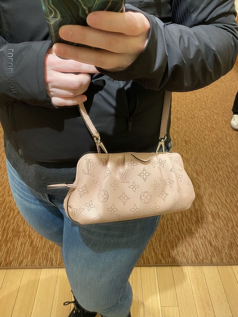 Louis Vuitton Mahina Scala Mini Pouch Magnolia Pink