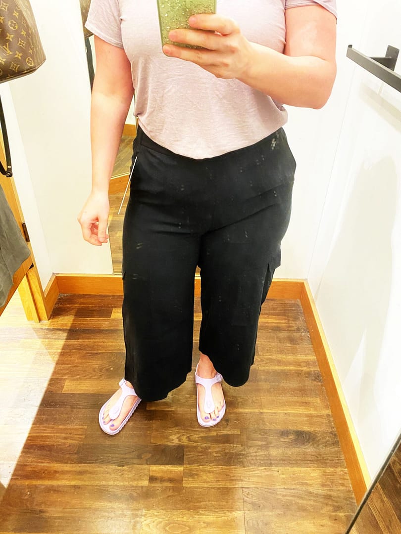 cute summer palazzo pants, lululemon wide-leg pant, Metropolis Maven High Rise Crop