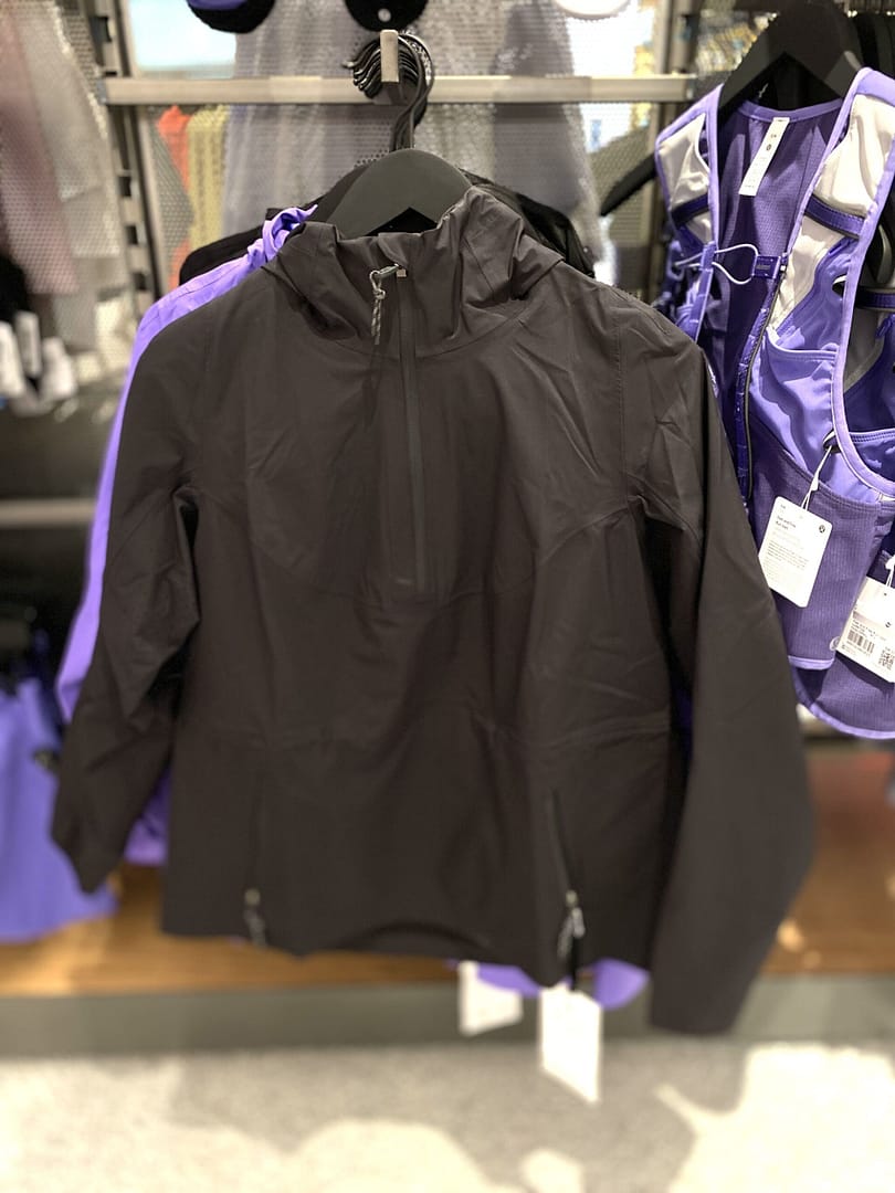 waterproof half-zip hiking pullover lululemon