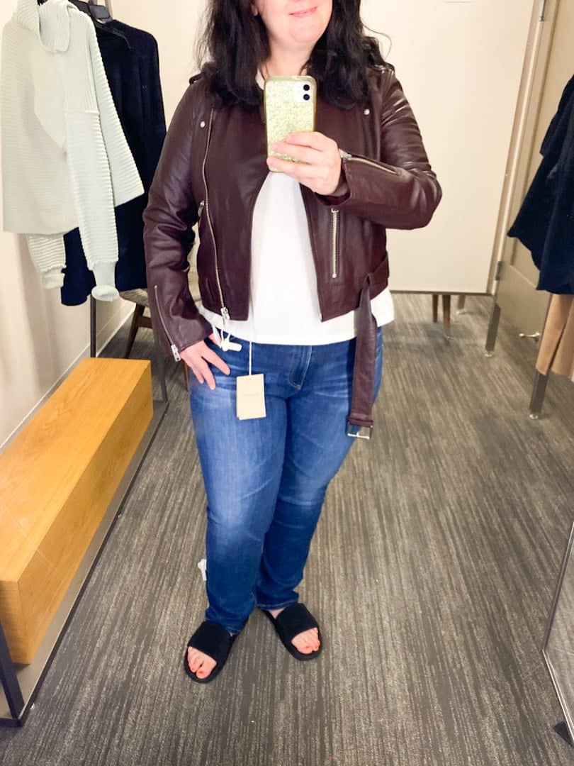 Smythe Blazer - Stylish Equestrian - Veronica Beard - nordstrom anniversary sale 2022 Veronica Beard Farley Stand Collar Blazer - Smythe Blazer - nordstrom anniversary sale 2022 ALLSaints Balfern Leather Jacket