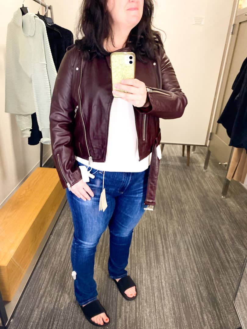 nordstrom anniversary sale 2022 ALLSaints Balfern Leather Jacket - Smythe Blazer - Stylish Equestrian - Veronica Beard - nordstrom anniversary sale 2022 Veronica Beard Farley Stand Collar Blazer - Smythe Blazer