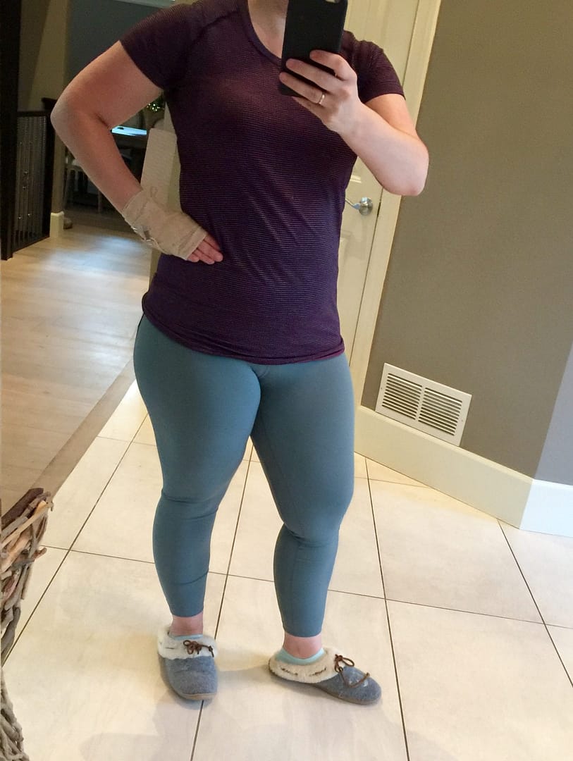 Mystic Green Align Pant II, Pink Paradise Black Lavender Swiftly Tech SS