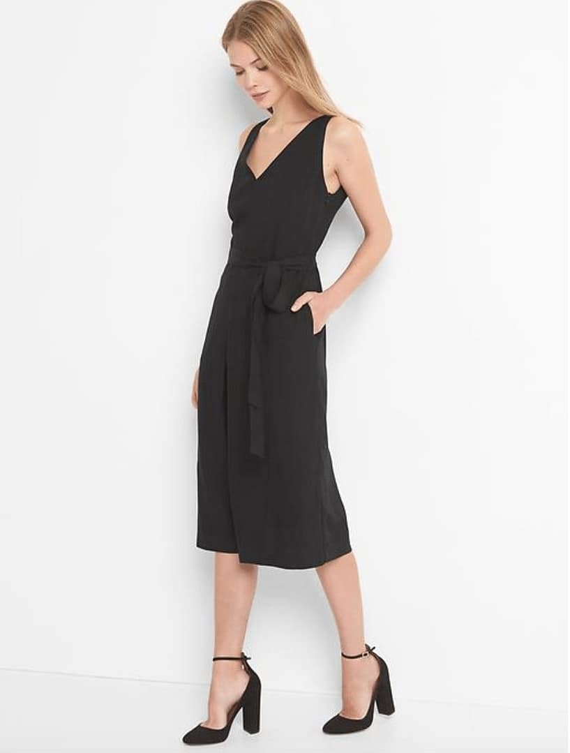 Gap Sleeveless Tencil Summer Culotte Jumpsuit