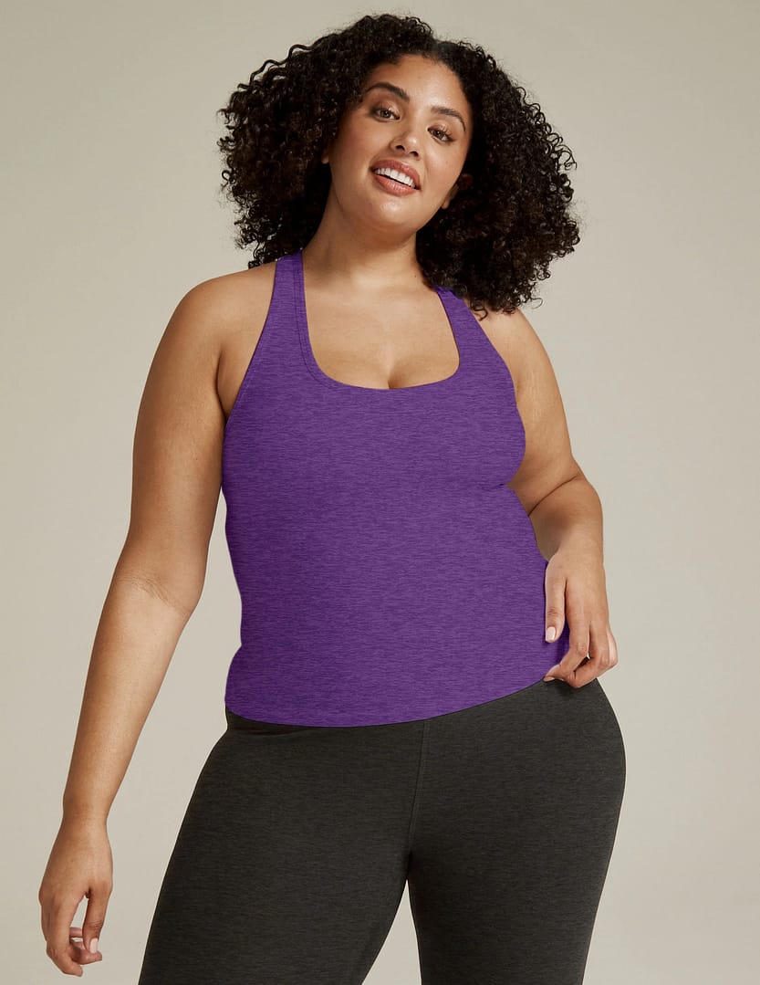 Spacedye Slim Racerback Cropped Tank 4