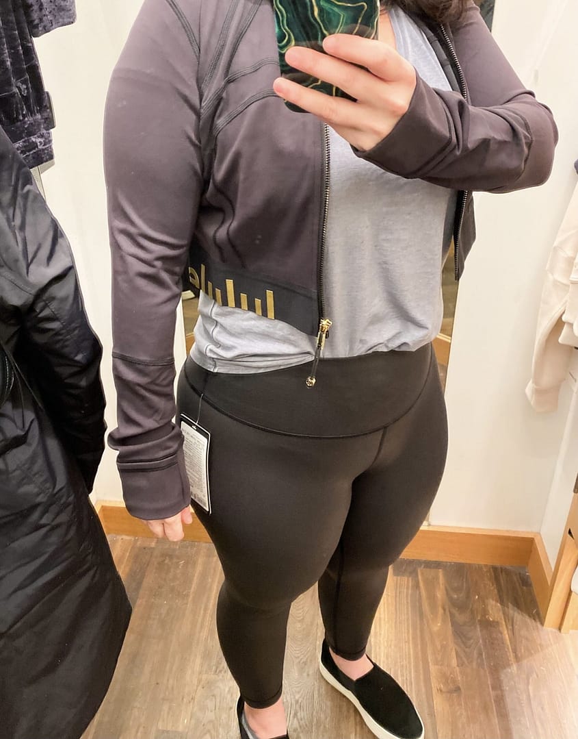 lululemon define jacket cropped *gold