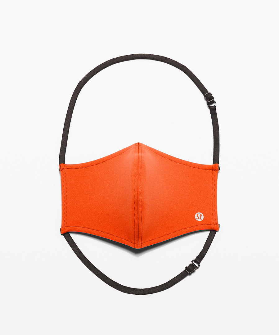 lululemon face mask, lululemon non-medical face mask, lululemon double strap face mask, lululemon upload