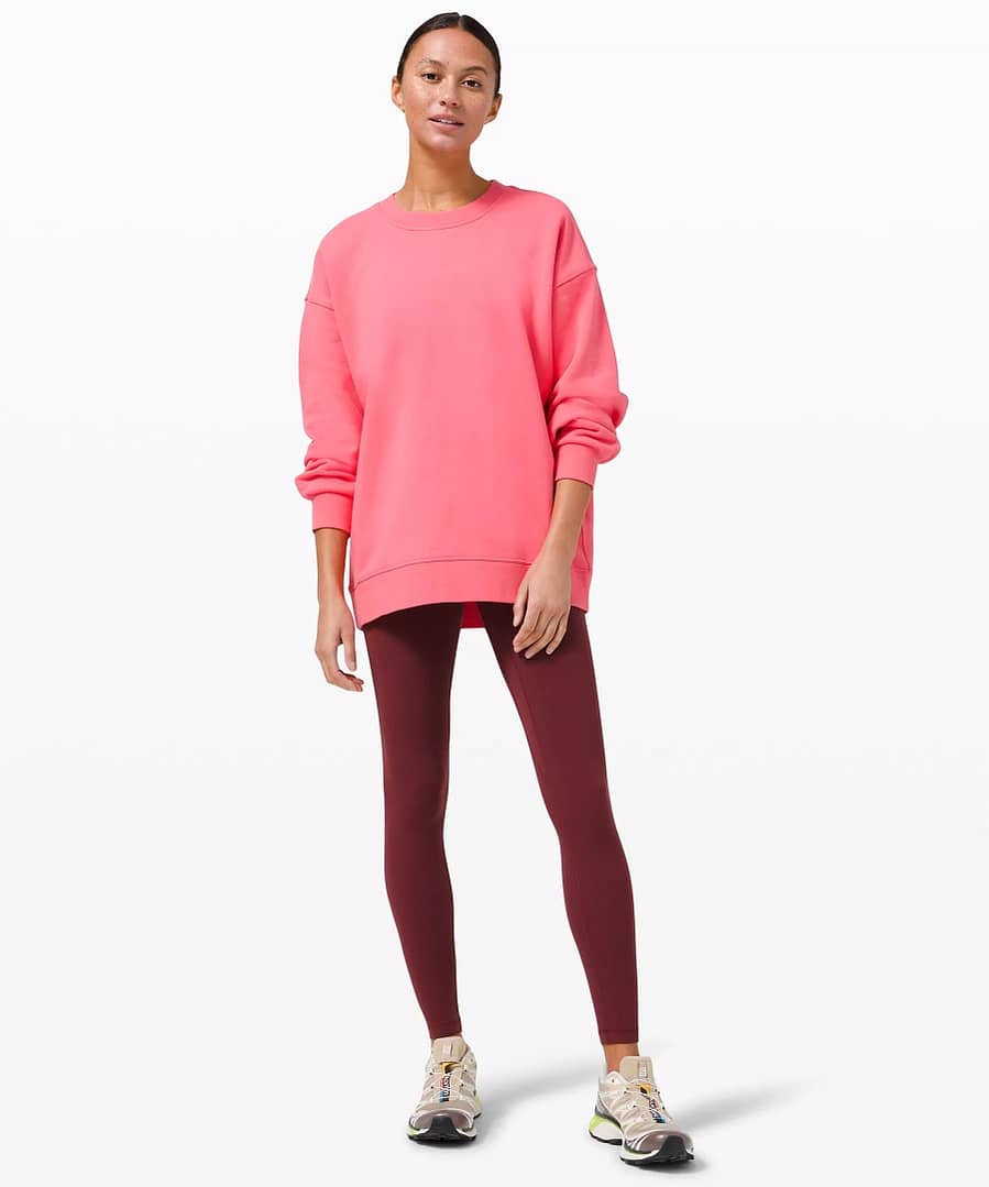 Perfectly Oversized Crew guava pink 2