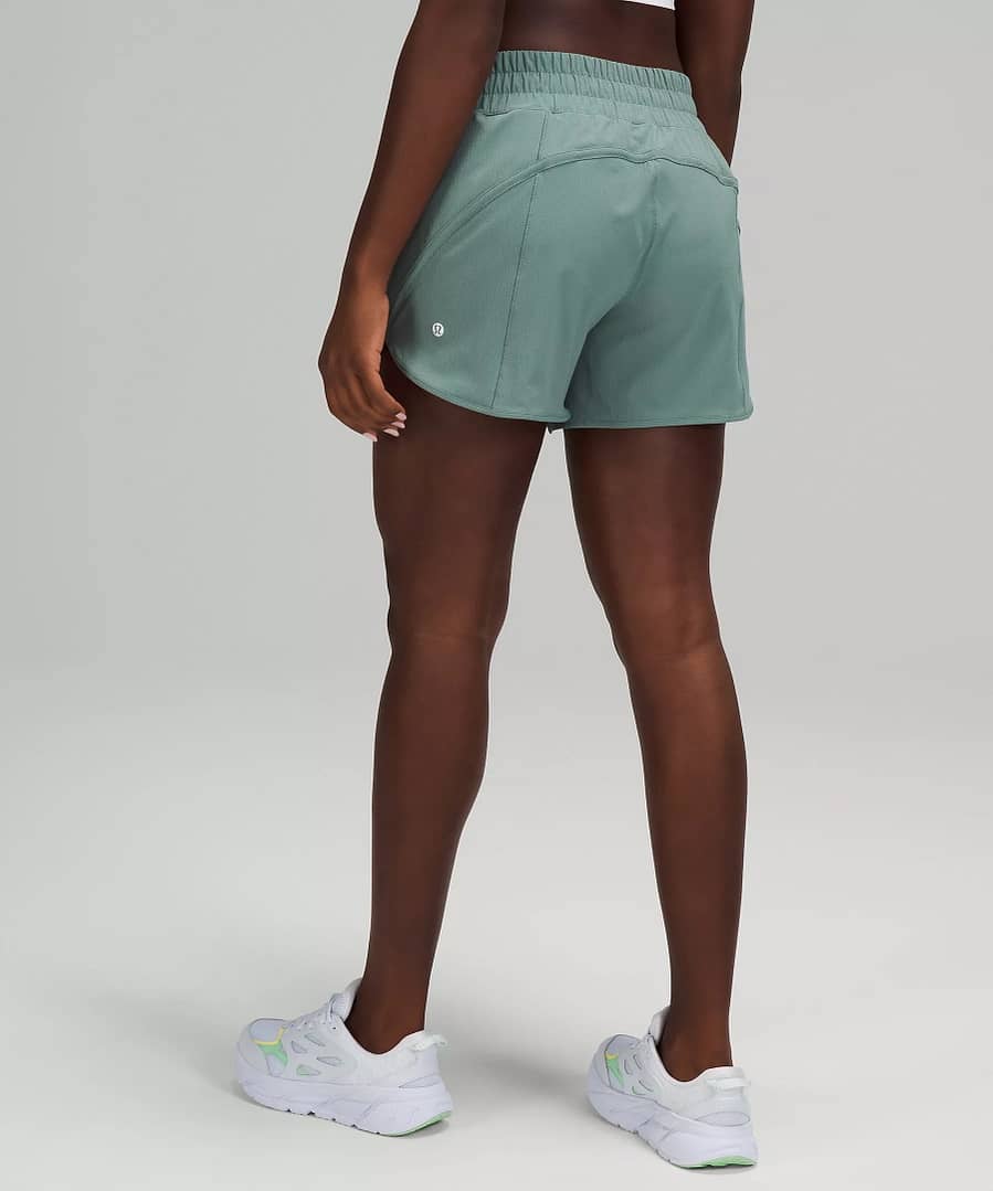 Track That Mid-Rise Short 5" tidewater teal