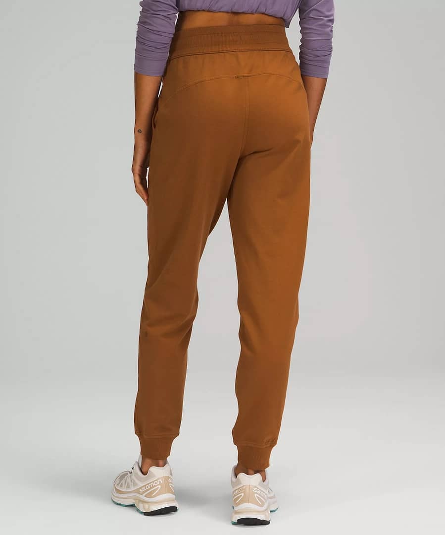 Scuba High-Rise French Terry Jogger copper brown 3