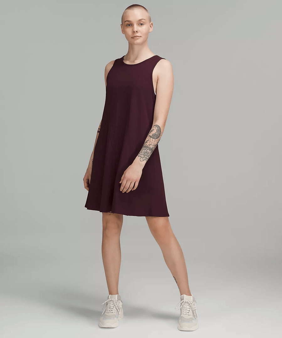 Ribbed Modal-Cotton Dress