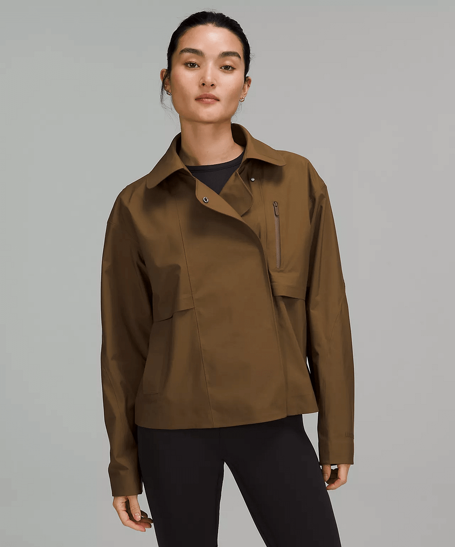 Waterproof Cropped Trench Coat deep artifact