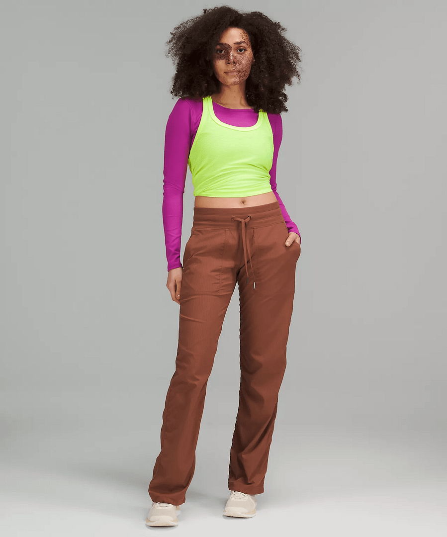 Dance Studio Mid-Rise Pant ancient copper