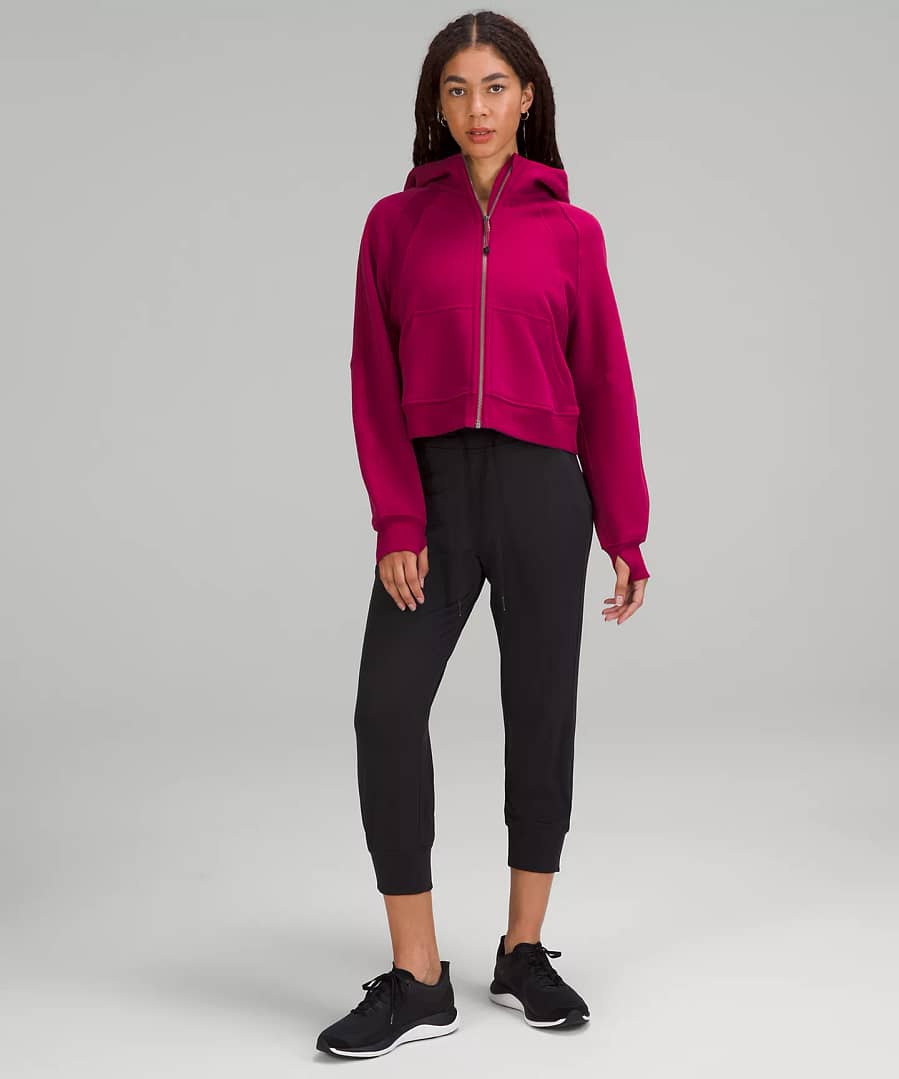 lululemon Scuba Oversized Full Zip Hoodie - pomegranate - black friday 2022