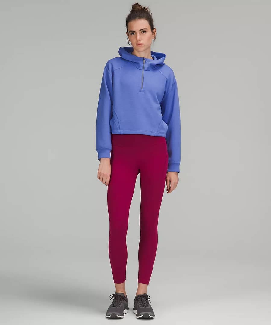 Modal Spacer Training Half-Zip Hoodie - wild indigo - lululemon