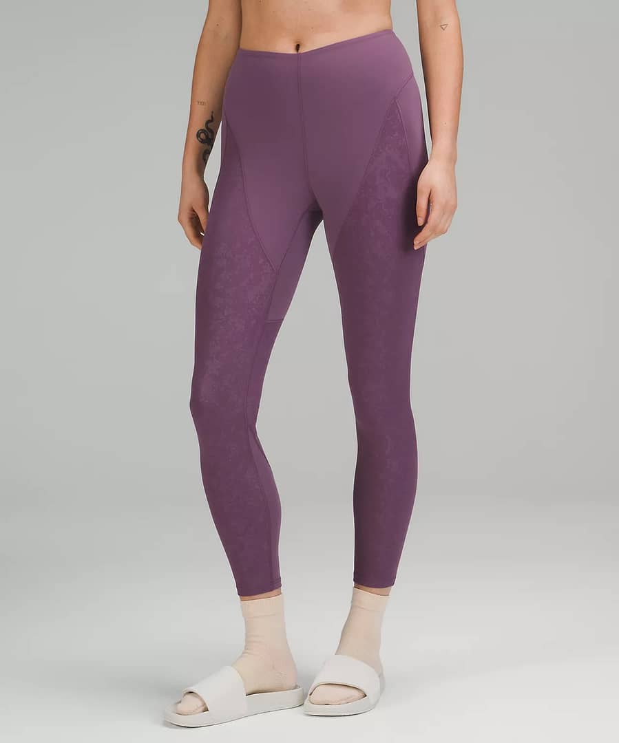 lululemon lab Embossed Nulu Yoga Tight 25"