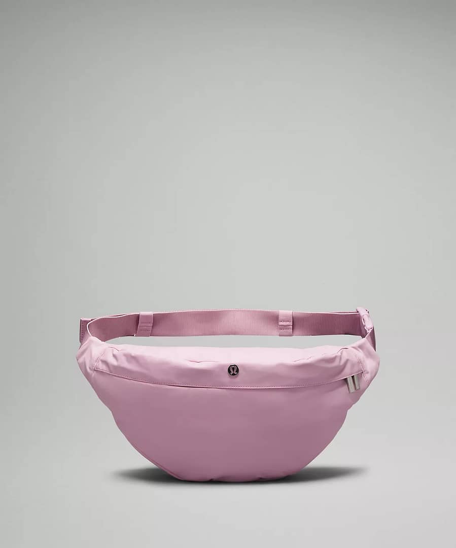 Large Classic Belt Bag 3.5L pink peony