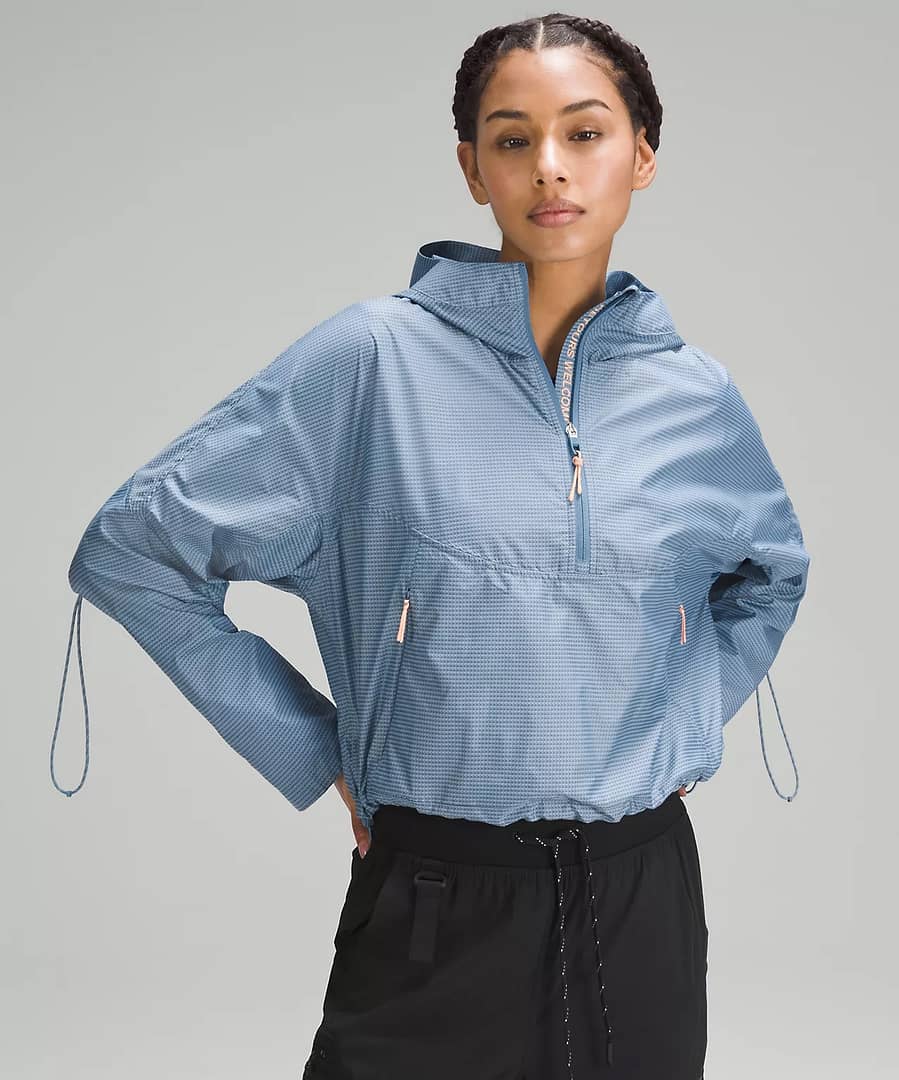 Cinch-Back Half-Zip Hiking Pullover - lululemon jacket