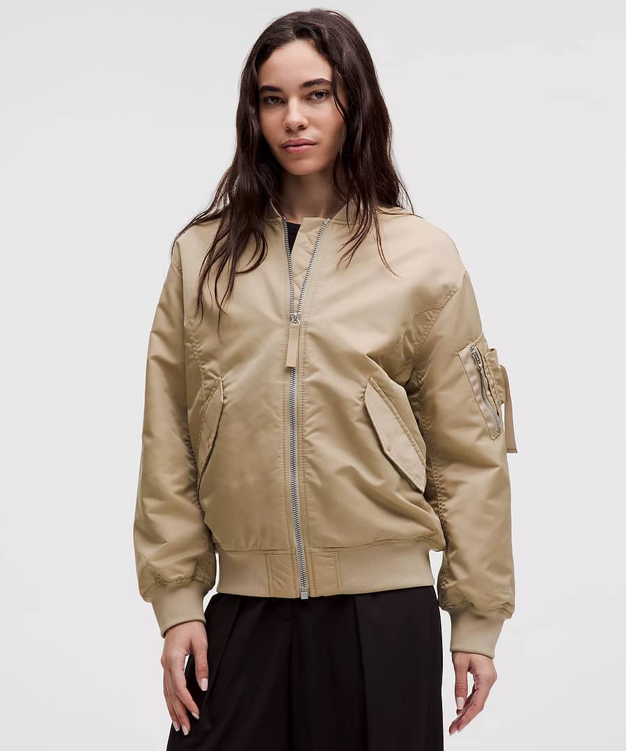 Oversized Insulated Flight Jacket