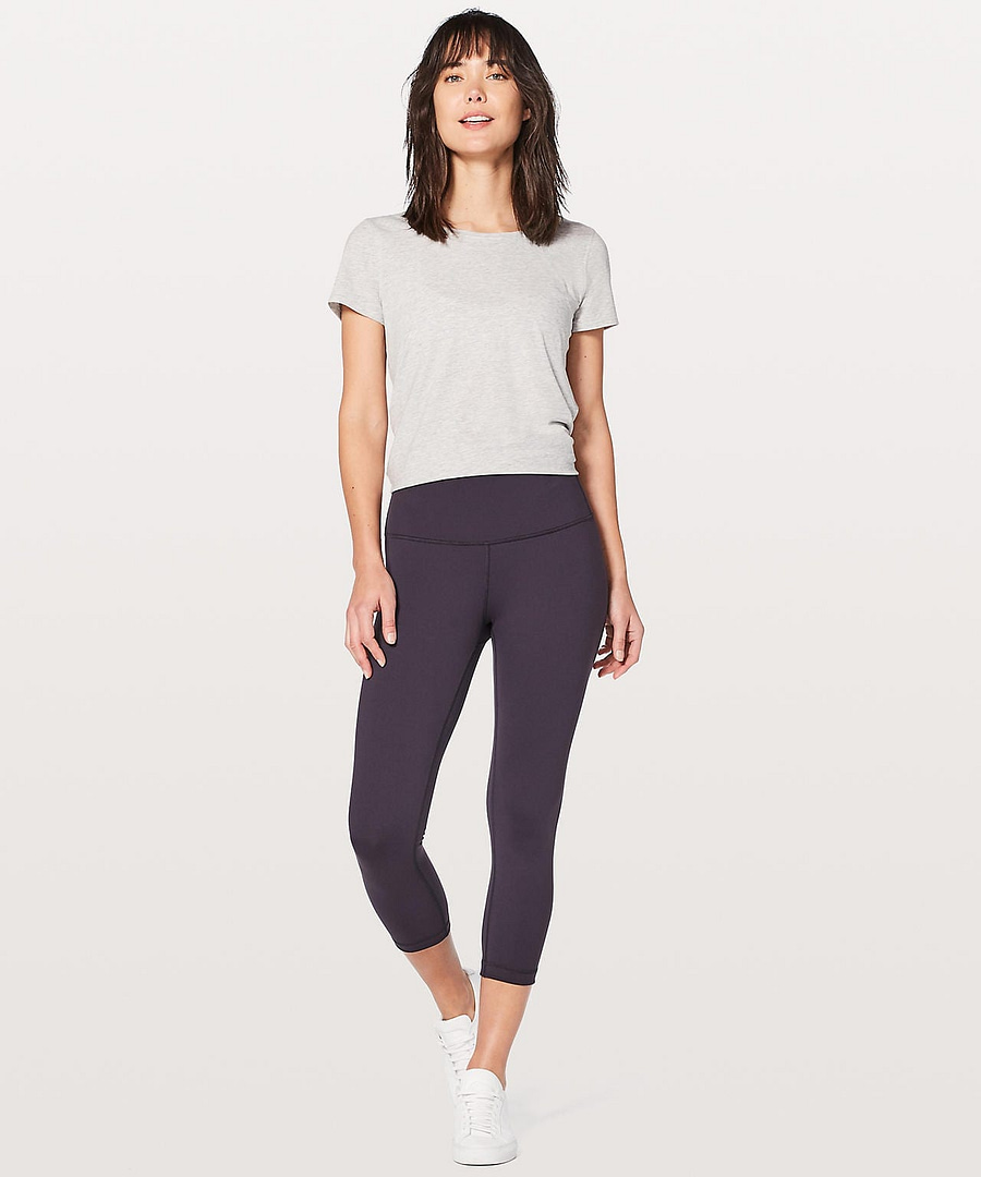 Wunder Under Crop Hi Rise Boysenberry