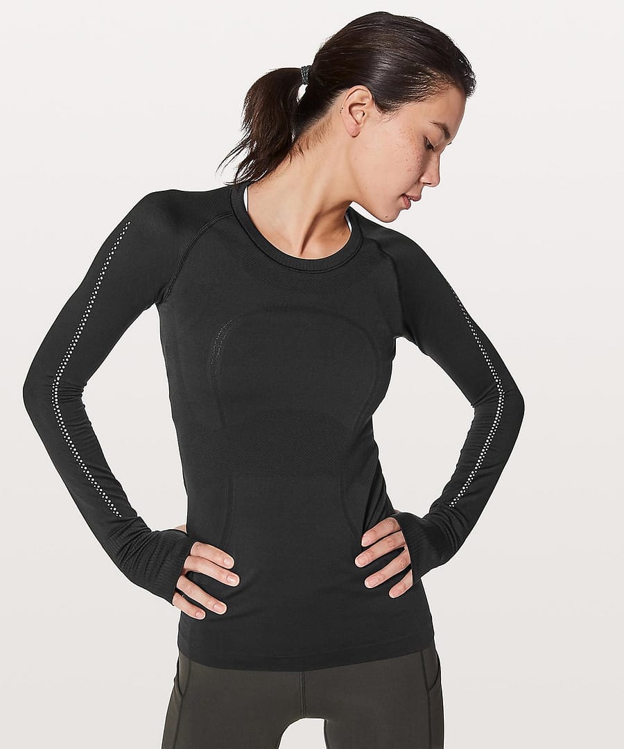 Swiftly Tech Long Sleeve Crew Reflective