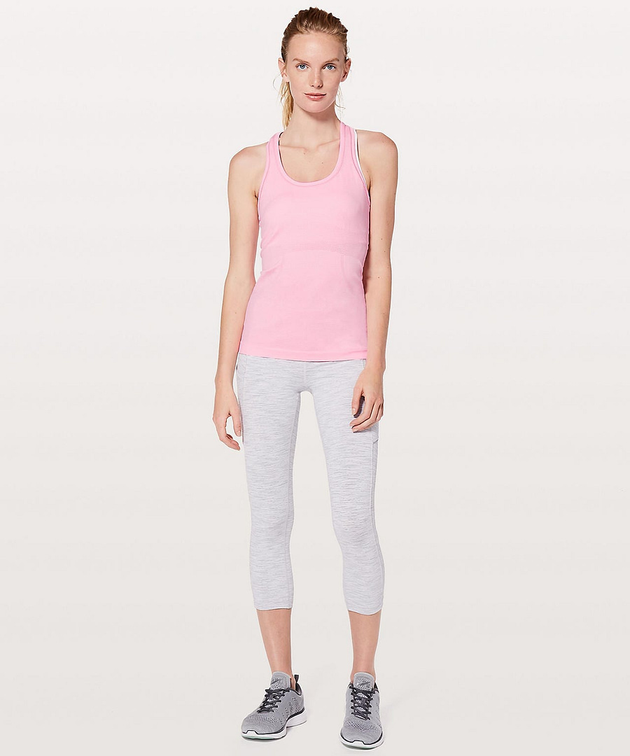 Swiftly Tech Racerback - Miami Pink