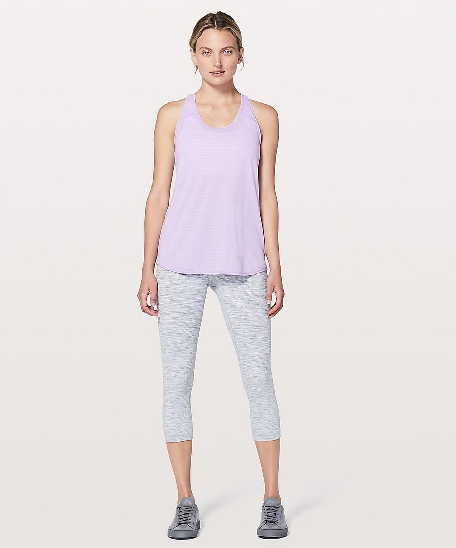 Lululemon Upload - Essential Tank - Heathered Sheer Violet