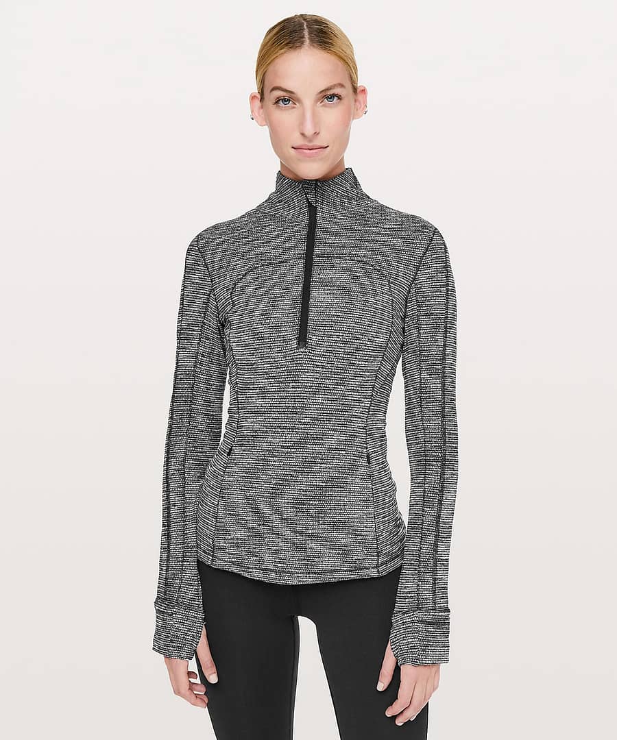 Run Briskly 1/2 Zip Coco Pique