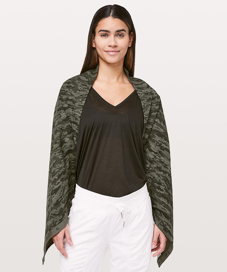 Evergreen Camo Green Multi, Vinyasa Scarf
