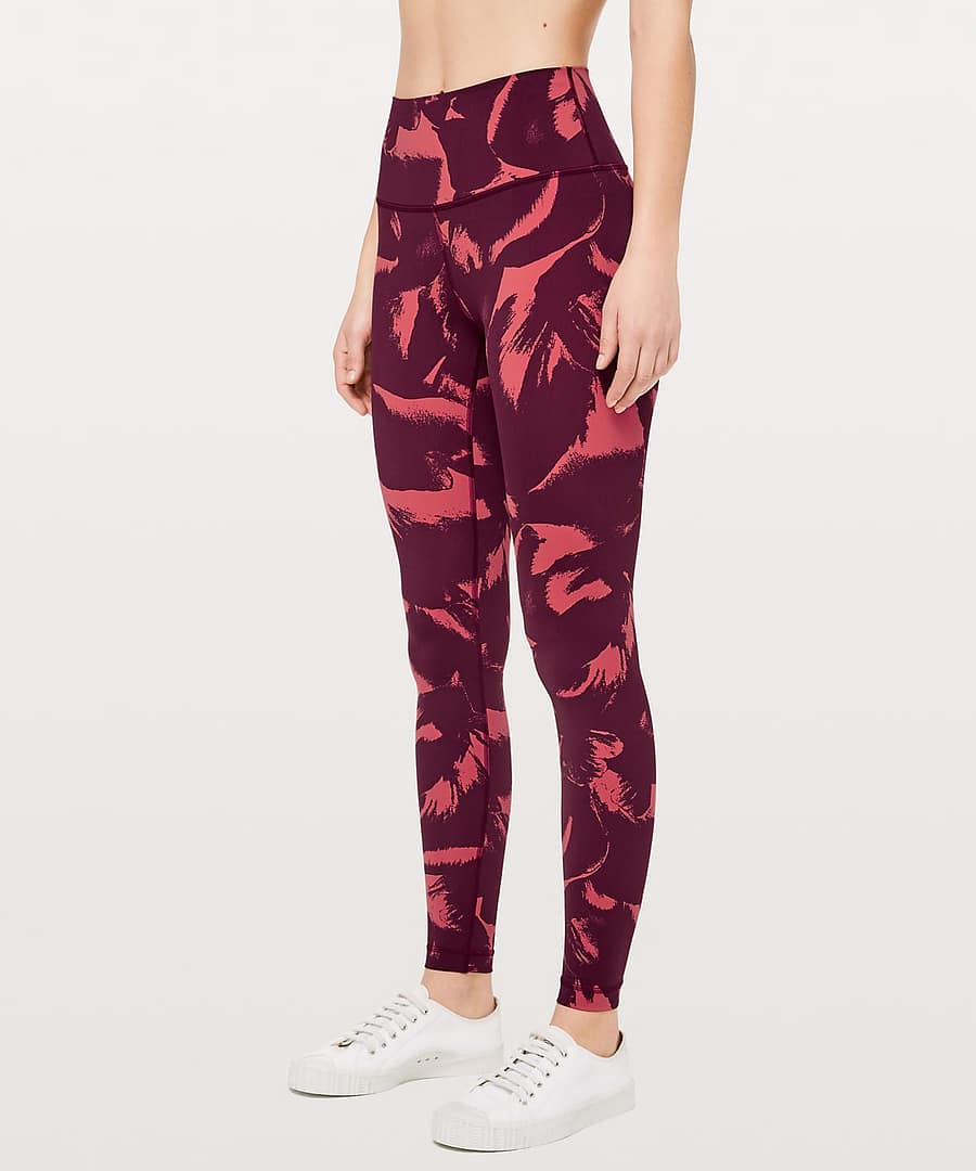 Wunder Under High-Rise Tight Nulux, Flower Pop Poppy Coral Deel Ruby