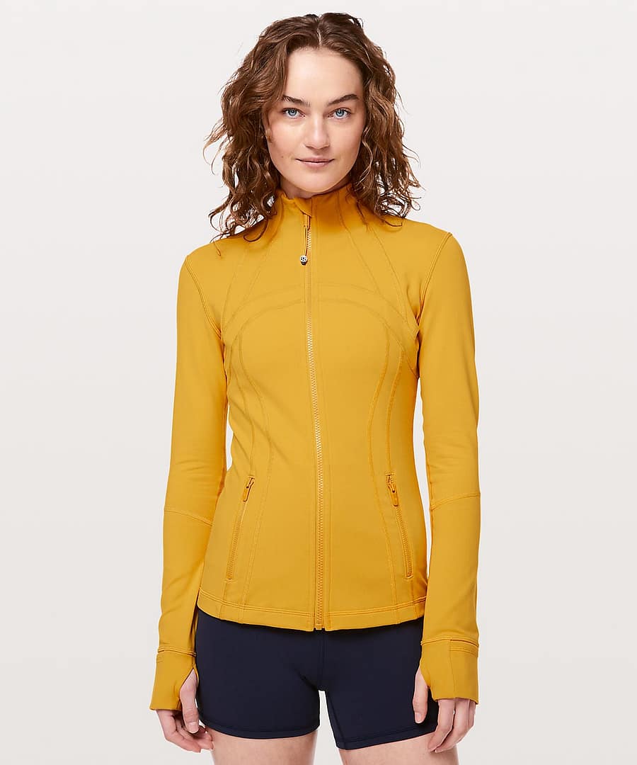 The Lululemon Upload, Define Jacket Honey Lemon, Lululemon Yellow