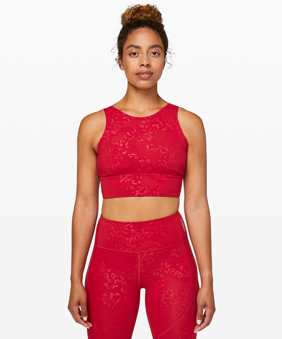 Stronger as One Long Line Bra lululemon X Barry's