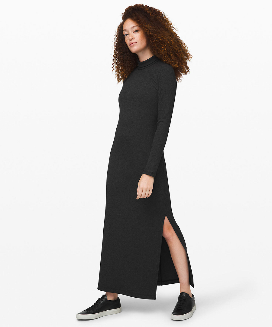 Kitsilano Turtleneck Rib Dress