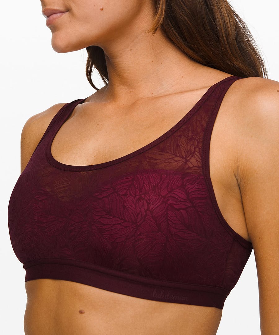 Shadow Mesh Bra Leaf