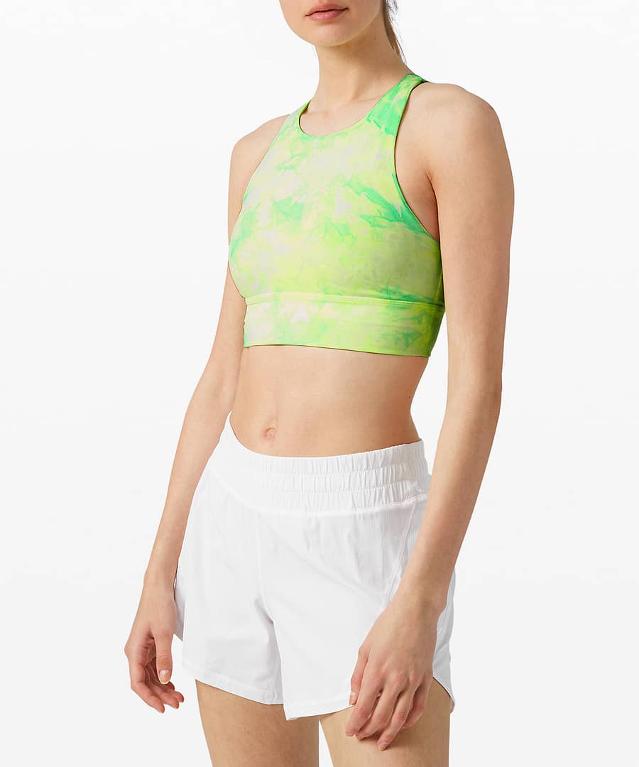 energy bra high neck long line shibori tie-dye neon_lululemon