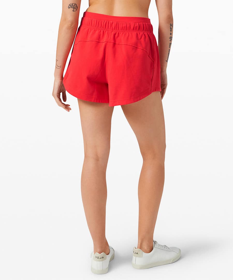 Inner Glow Short 3 Terry _Carnation Red