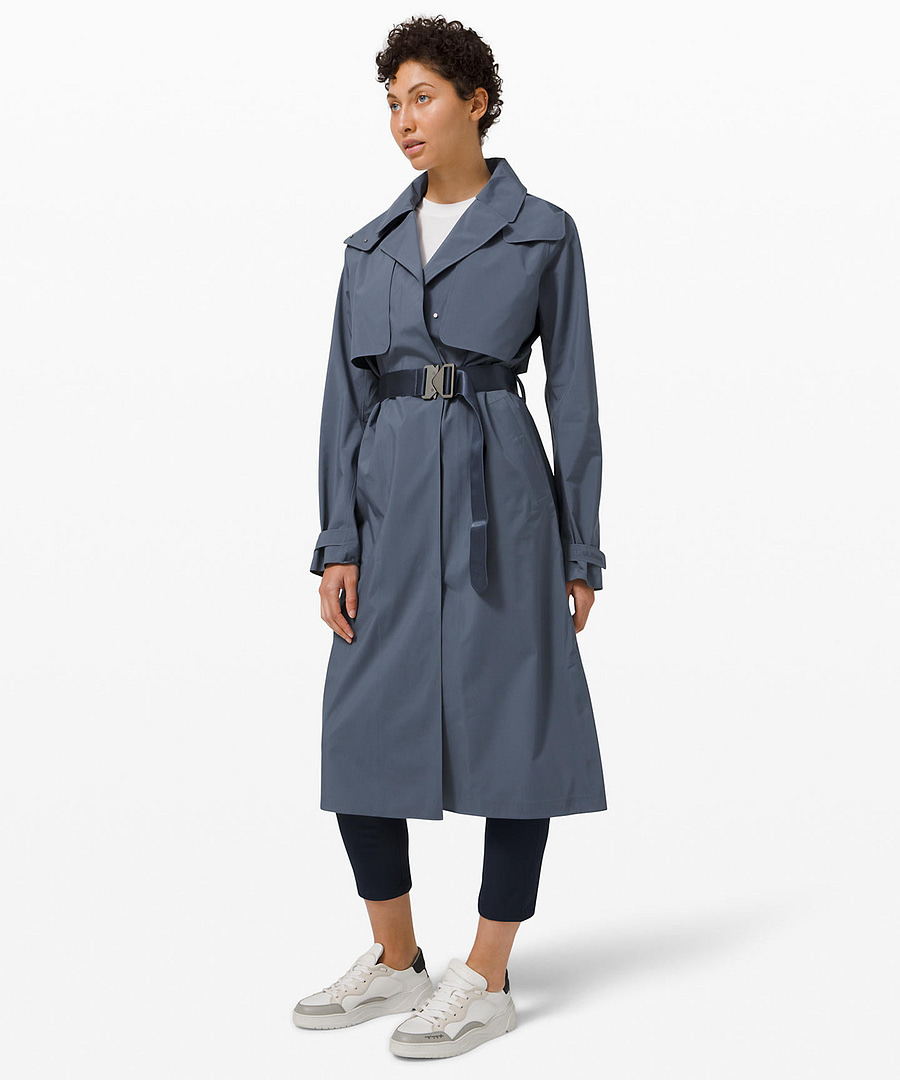 lululemon always there trench coat