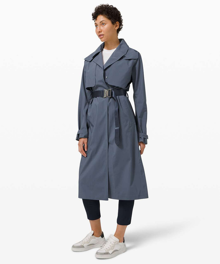 lululemon always there trench coat - women’s trench coats