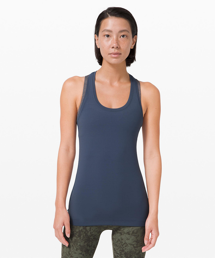 Lululemon Cool Racerback Nulu Iron Blue