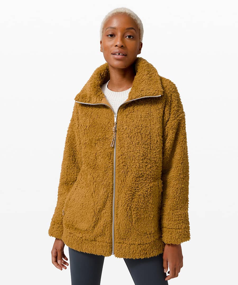 lululemon Oh So Sherpa Jacket Spiced Bronze