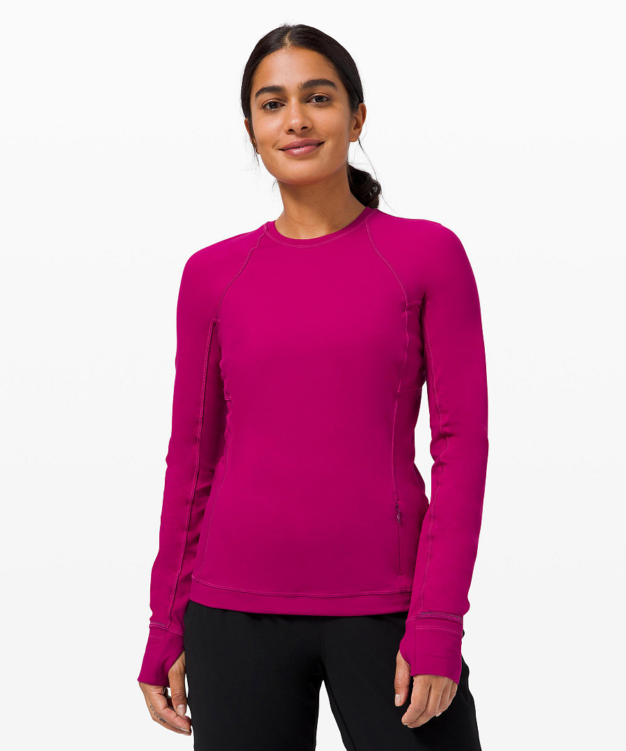 runderful long sleeve deep fuchsia