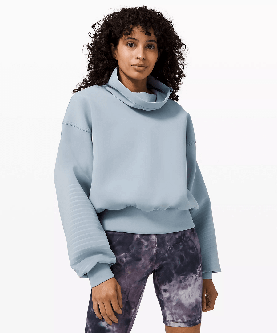 full flourish pullover - chambray -Lululemon upload