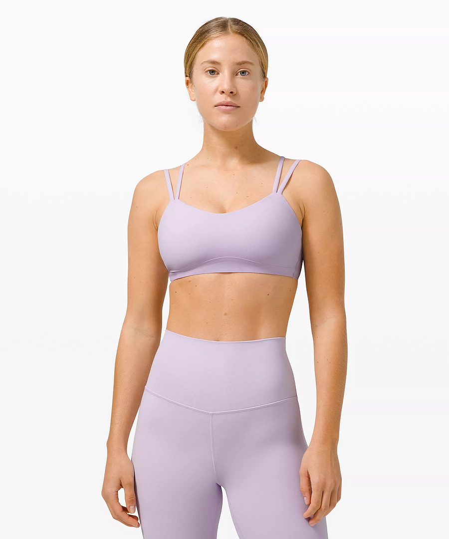 lululemon upload, like a cloud bra lavender dew