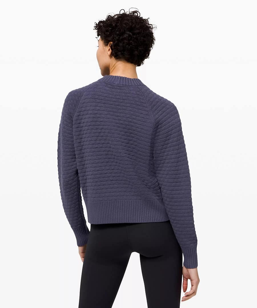 texture play crew sweater lululemon